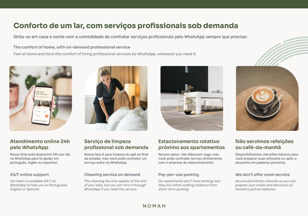 Nomah - Aptos Por Temporada Na Vila Nova Conceicao São Paulo Exteriér fotografie