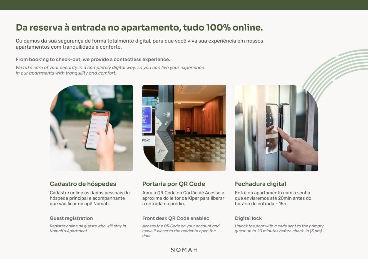 Nomah - Aptos Por Temporada Na Vila Nova Conceicao São Paulo Exteriér fotografie